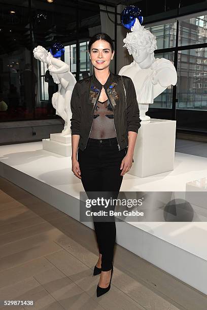 Author Katie Lee attends the Jeff Koons x Google launch on May 09, 2016 in New York, New York.