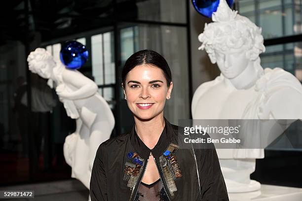 Author Katie Lee attends the Jeff Koons x Google launch on May 09, 2016 in New York, New York.