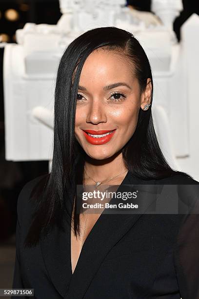 Model Selita Ebanks attends the Jeff Koons x Google launch on May 09, 2016 in New York, New York.