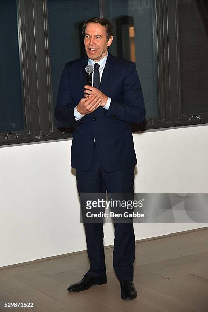 Artist Jeff Koons attends the Jeff Koons x Google launch on May 09, 2016 in New York, New York.