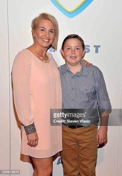 Jenny Long and Conner Long attend 15th Annual Women Who Care Awards Luncheon at Cipriani 42nd Street on May 9, 2016 in New York City.