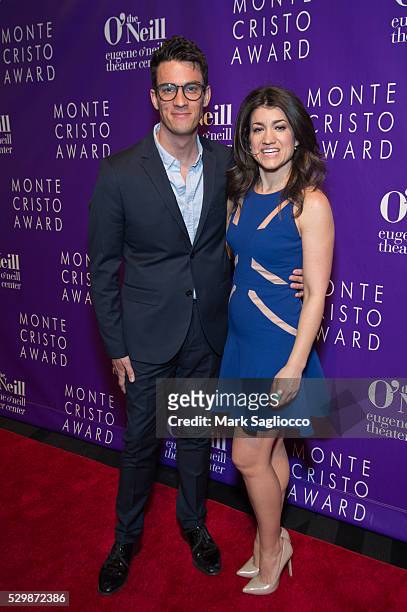 Preston Sadleir and Sarah Stiles attend the 16th Annual Monte Cristo Awards at The Edison Ballroom on May 9, 2016 in New York City.
