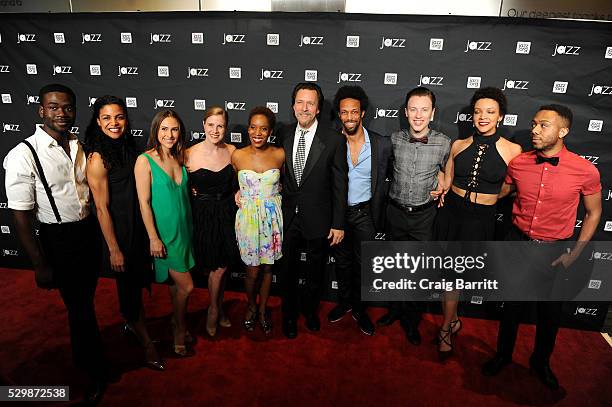 Choreographer Christopher d'Amboise and gala dancers attends the Jazz at Lincoln Center 2016 Gala "Jazz and Broadway" honoring Diana and Joe Dimenna...
