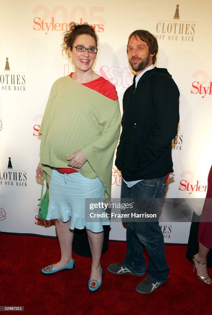 Former MTV VJ Lisa Kennedy Montgomery and husband Dave Lee arrive at... News Photo Getty Images