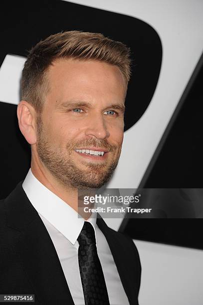 Actor John Brotherton arrives at the premiere of "Furious 7" held at the TCL Chinese Theater in Hollywood.