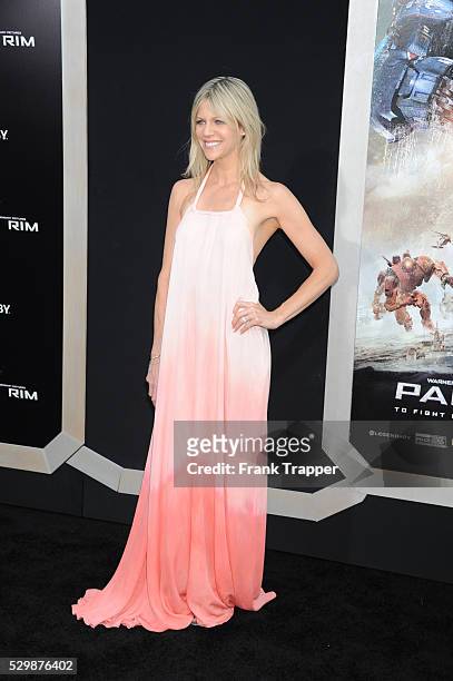 Actress Kaitlin Olson arrives at the premiere of Pacific Rim held at the Dolby Theater in Hollywood.