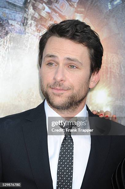 Actor Charlie Day arrives at the premiere of Pacific Rim held at the Dolby Theater in Hollywood.