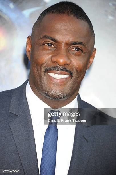 Actor Idris Elba arrives at the premiere of Pacific Rim held at the Dolby Theater in Hollywood.