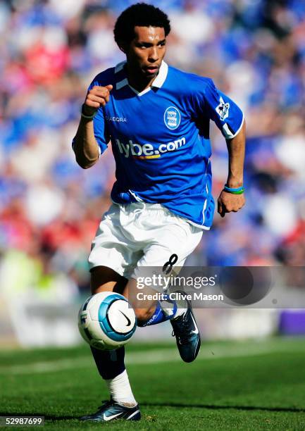 Jermaine Pennant of Birmingham City in action during the Barclays Premiership match between Birmingham City and Blackburn Rovers at St Andrews Road...