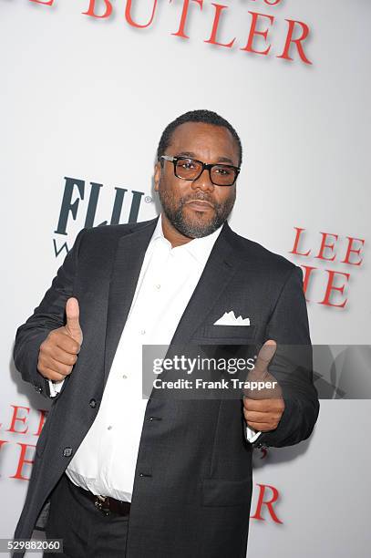 Director/producer Lee Daniels arrives at the premiere of The Butler held at Regal Cinemas L.A. Live.