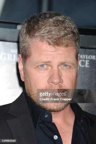 Actor Michael Cudlitz arrives at the premiere of Dark Tourist held at the ArchLight Hollywood.