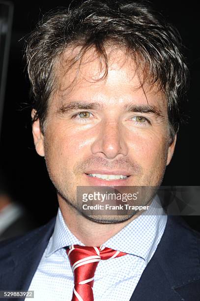 Actor Matthew Settle arrives at the premiere of Dark Tourist held at the ArchLight Hollywood.
