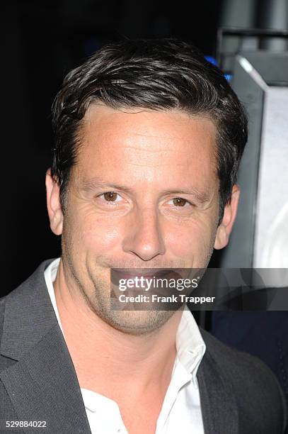 Actor Ross McCall arrives at the premiere of Dark Tourist held at the ArchLight Hollywood.