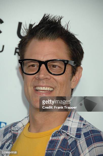 Actor Johnny Knoxville arrives at the premiere of The World's End held at the Cinerama Dome, Hollywood.