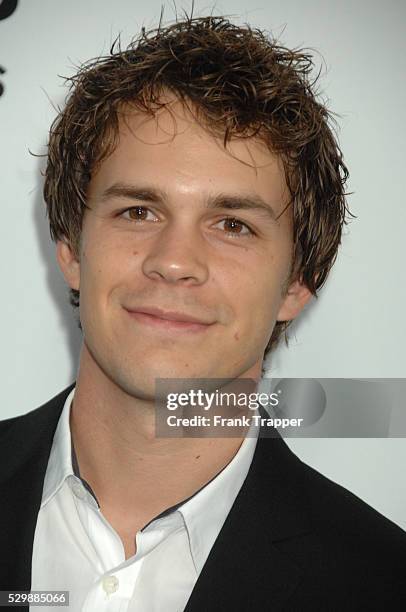 Actor Johnny Simmons arrives at the premiere of The World's End held at the Cinerama Dome, Hollywood.