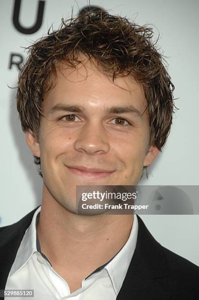 Actor Johnny Simmons arrives at the premiere of The World's End held at the Cinerama Dome, Hollywood.