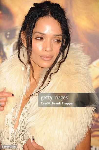 Actress Lisa Bonet arrives at the premiere of "Mad Max: Fury Road" held at the TCL Chinese Theater in Hollywood.