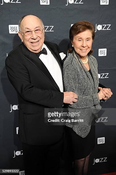 Jalc chairman, president, Appel Associates Robert Appel and Helen Appel attend the Jazz at Lincoln Center 2016 Gala "Jazz and Broadway" honoring...