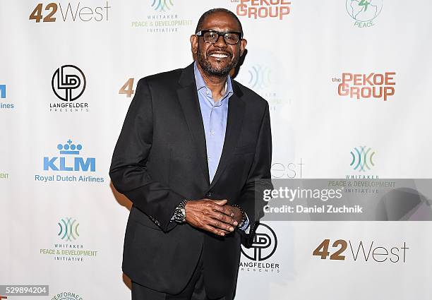 Forest Whitaker attends the 2016 Performers4Peace Benefit Concert on May 09, 2016 in New York, New York.