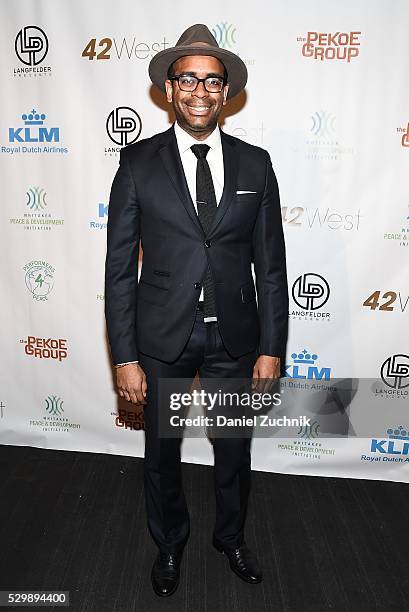 Daniel Breaker attends the 2016 Performers4Peace Benefit Concert on May 09, 2016 in New York, New York.