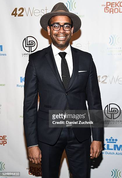Daniel Breaker attends the 2016 Performers4Peace Benefit Concert on May 09, 2016 in New York, New York.