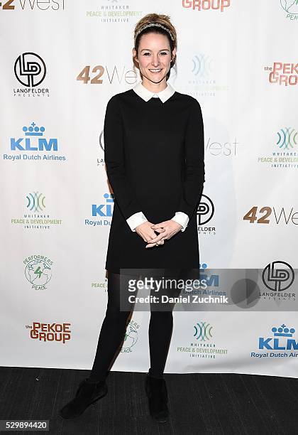 Jill Paice attends the 2016 Performers4Peace Benefit Concert on May 09, 2016 in New York, New York.
