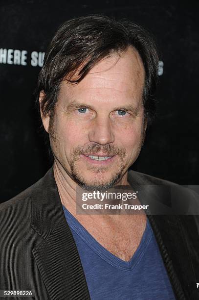 Actor Bill Paxton arrives at the premiere of Captain Phillips held at the Academy of Motion Picture Arts and Sciences in Beverly HIlls.