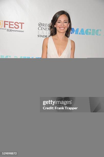 Actress Kate Easton arrives at the 2012 Los Angeles Film Festival closing night premiere of Warner Bros. Pictures' Magic Mike held at the at Regal...