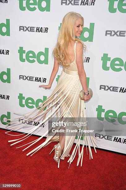 Actress Alexis Knapp arrives at the Premiere of Universal Pictures' Ted held at Grauman's Chinese Theatre in Hollywood