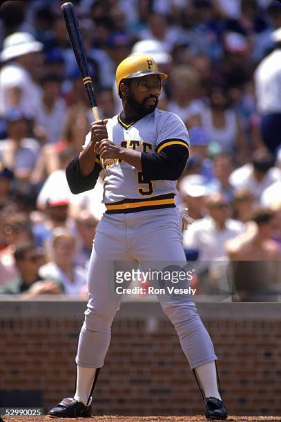 Bill Madlock of the Pittsburgh Pirates bats during a game in the circa 1979 season. Madlock played for the Pirates 1979-85