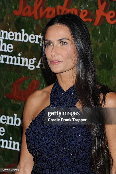 Actress Demi Moore arrives at the Wallis Annenberg Center for the Performing Arts Inaugural Gala in Beverly HIlls.