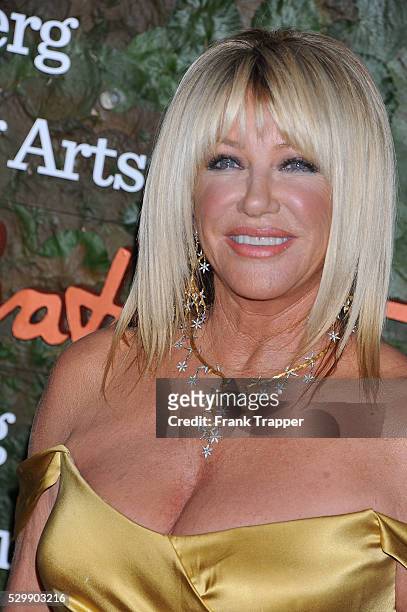 Actress Suzanne Somers arrives at the Wallis Annenberg Center for the Performing Arts Inaugural Gala in Beverly HIlls.