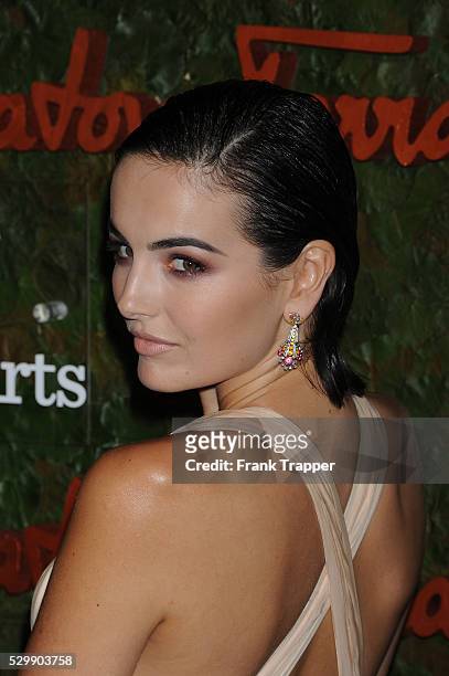 Actress Camilla Belle arrives at the Wallis Annenberg Center for the Performing Arts Inaugural Gala in Beverly HIlls.