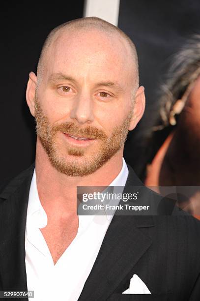 Actor Aksel Hennine arrives at the premiere of "Hercules" held at TCL Chinese Theater in Hollywood.