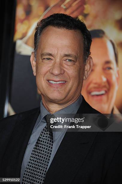 Actor Tom Hanks arrives at the premiere of "Saving Mr. Banks" held at AFI FEST 2013 presented by Audi at TCL Chinese Theatre in Hollywood.