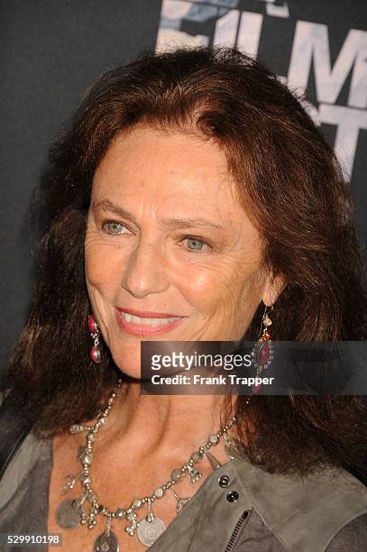 Actress Jacqueline Bisset arrives at the Los Angeles Film Festival opening night premiere of "Grandma" held at Regal Cinemas L.A. Live.