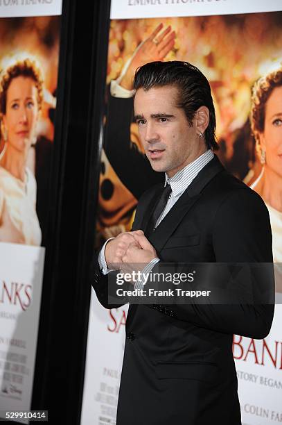 Actor Colin Farrell arrives at the premiere of "Saving Mr. Banks" held at AFI FEST 2013 presented by Audi at TCL Chinese Theatre in Hollywood.