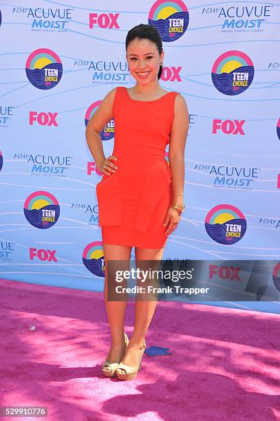 Actress Cierra Ramirez arrives at the 2012 Teen Choice Awards held at the Gibson Amphitheatre in Universal City, California.