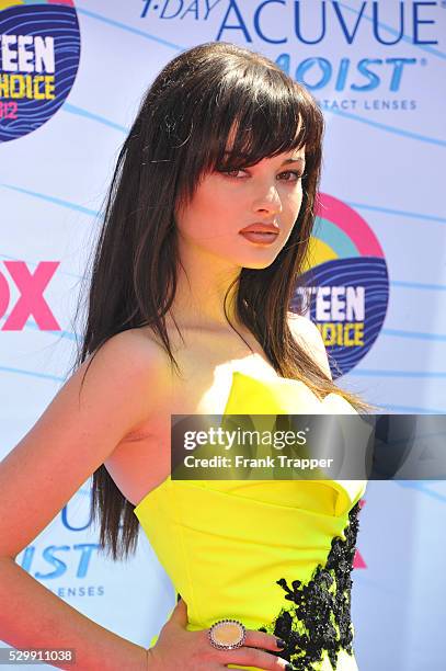 Actress Ashley Richards arrives at the 2012 Teen Choice Awards held at the Gibson Amphitheatre in Universal City, California.