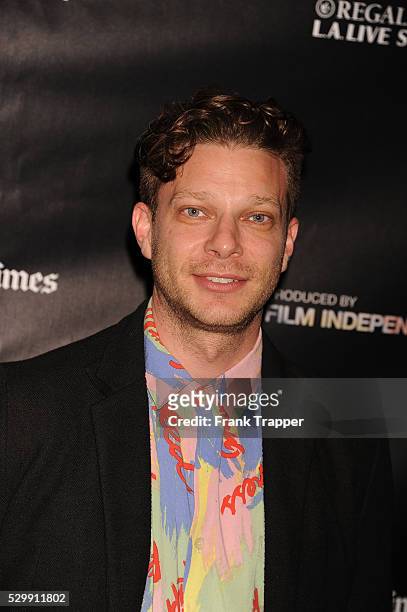Director Todd Strauss-Schulson arrives at the LAFF Gala Screening of "The Final Girls" held at the Regal Cinemas L.A. Live.