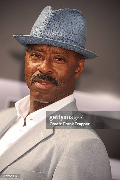 Actor Courtney B. Vance arrives at the premiere of "Terminator Genisys" held at the Dolby Theater in Hollywood.