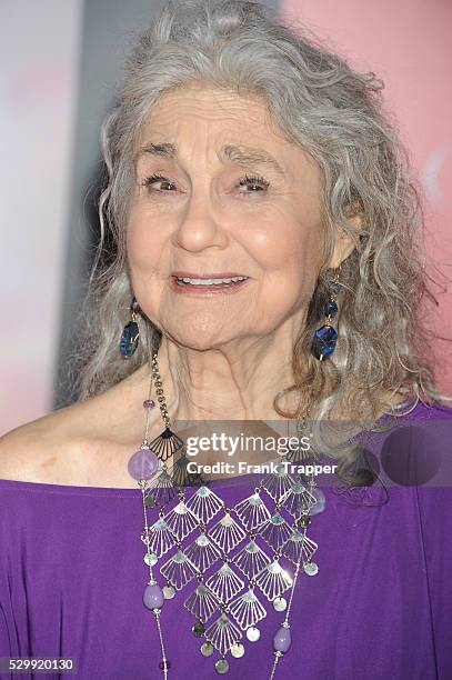 Actress Lynn Cohen arrives at the premiere of "The Hunger Games: Catching Fire" held at the Nokia Theatre L.A. Live.