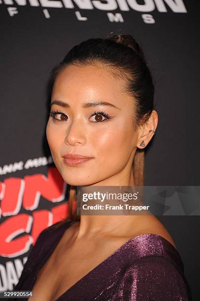 Actress Jamie Chung arrives at the premiere of "Sin City: A Dame To Kill For" held at TCL Chinese Theater in Hollywood.