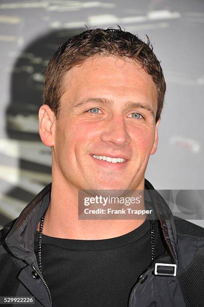 Olympic Gold Medalist, Ryan Lochte arrives at the premiere of Expendables 2 held at Grauman's Chinese Theater in Hollywood.