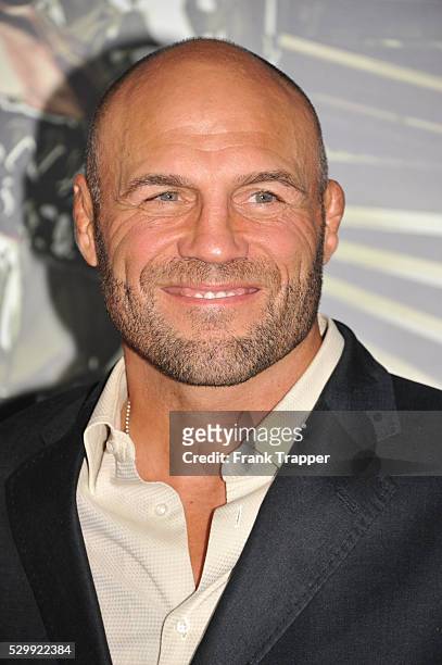 Actor Randy Couture arrives at the premiere of Expendables 2 held at Grauman's Chinese Theater in Hollywood.