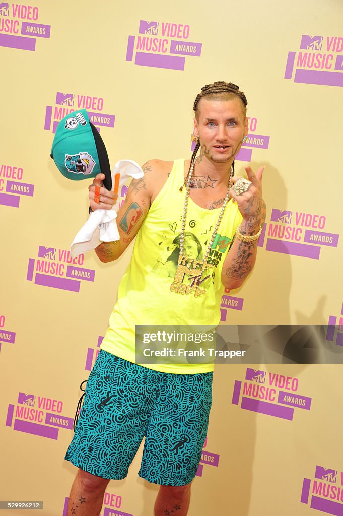 Ghetty Riff Raff Rapper Riff Raff arrives at the 2012 MTV Video Music Awards at... News ...