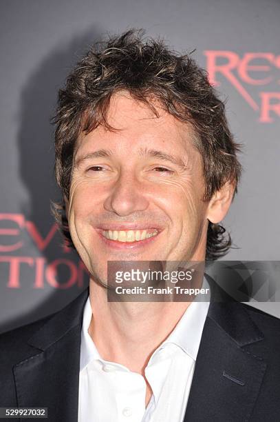 Director/producer Paul W. S. Anderson arrives at the premiere of Resident Evil: Retribution held at Regal L. A. Live. .