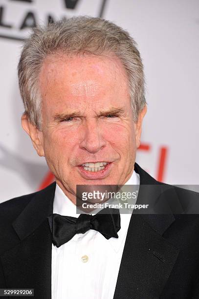 Actor Warren Beatty arrives at the 38th AFI Life Achievement Award honoring Mike Nichols held at Sony Pictures Studios on June 10, 2010 in Culver City