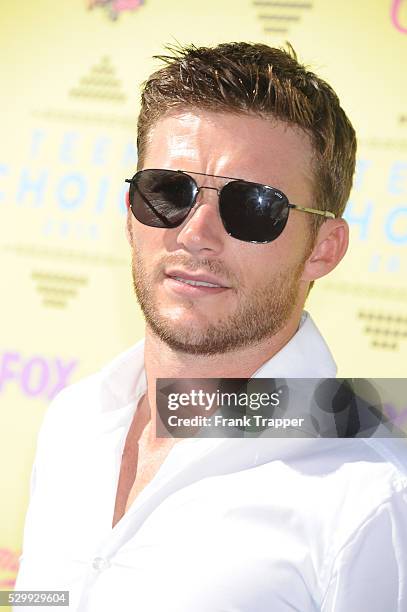 Actor Scott Eastwood arrives at the Teen Choice Awards 2015 held at the USC Galen Center.