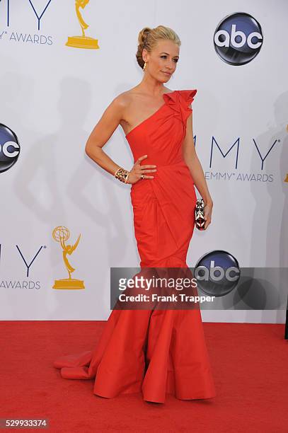 Actress Cat Deeley arrives at the 64th Annual Primetime Emmy Awards held at the Nokia Theater L.A. Live.